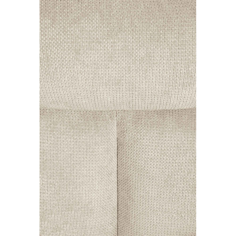 Chaise de salle à manger en tissu Vilas crème