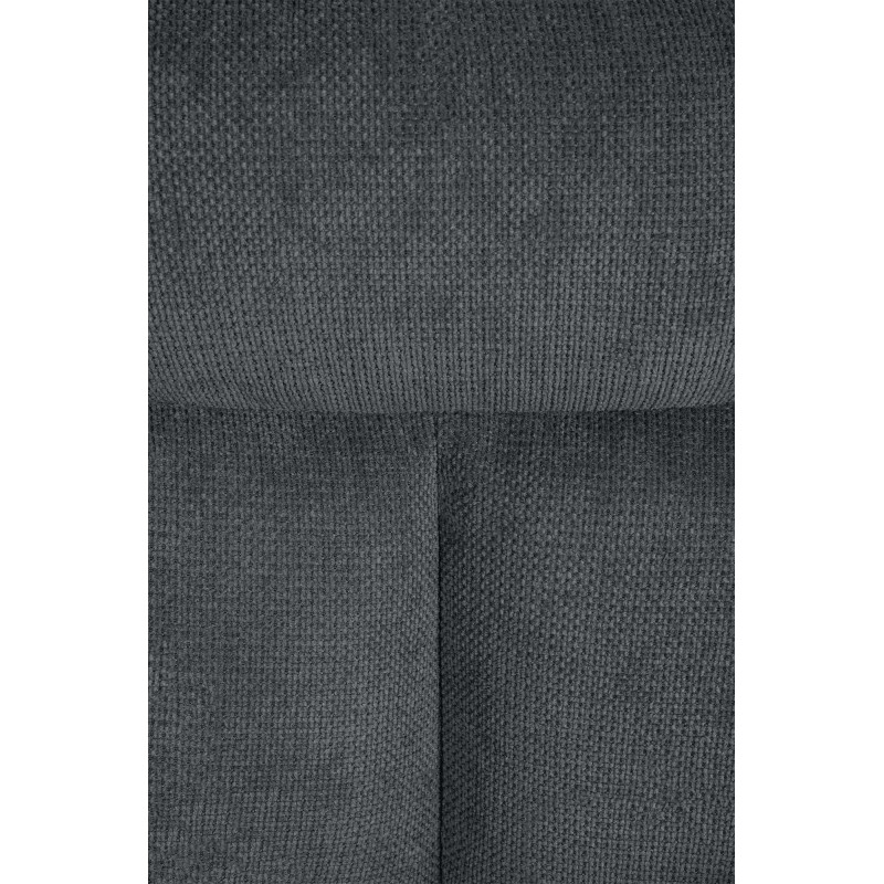 Chaise de salle à manger en tissu Vilas gris foncé