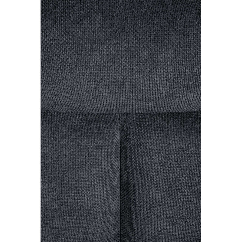 Chaise de salle à manger en tissu Vilas noir