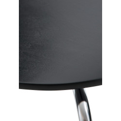 Silla De Comedor Apilable Diego Negro