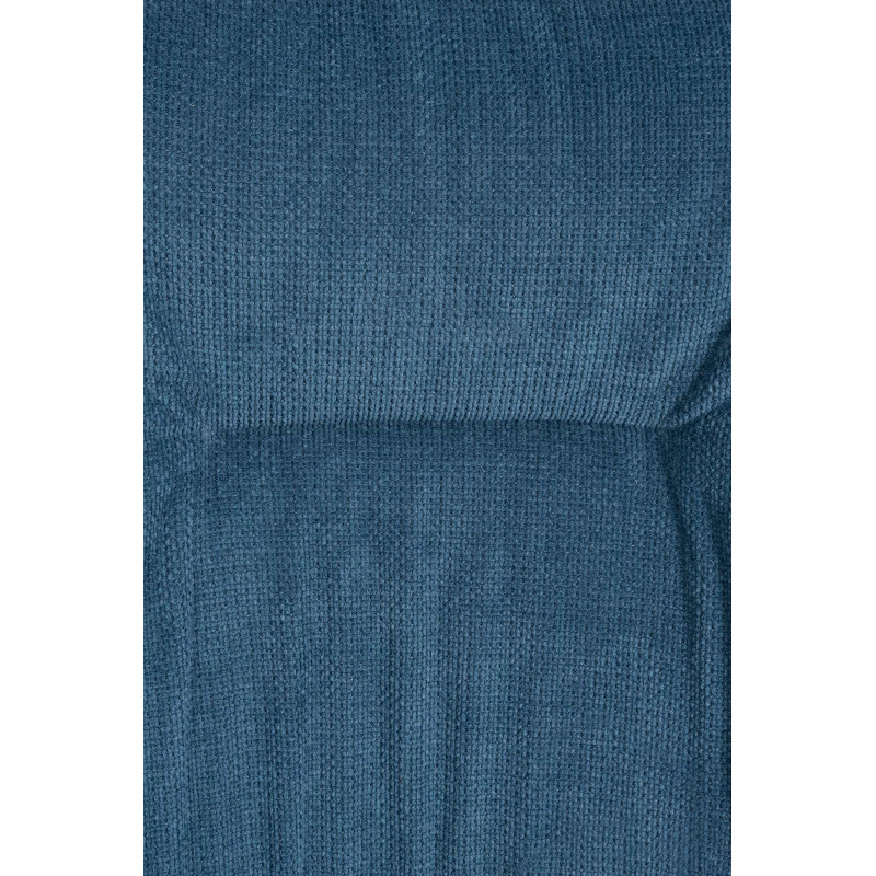 Chaise de salle à manger Jules en tissu bleu