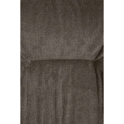 Chaise de salle à manger Jules en tissu gris foncé