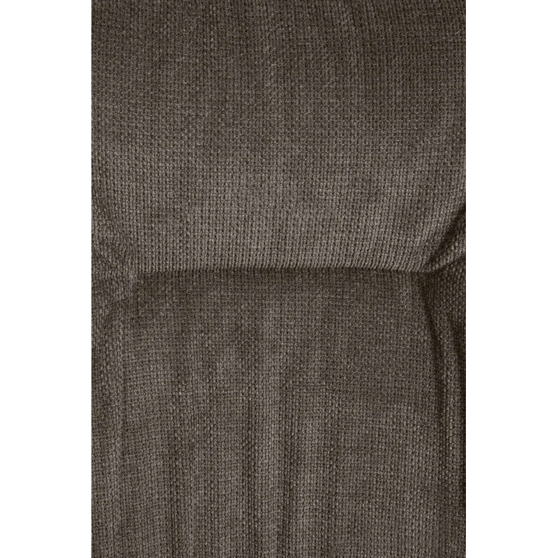 Chaise de salle à manger Jules en tissu gris foncé