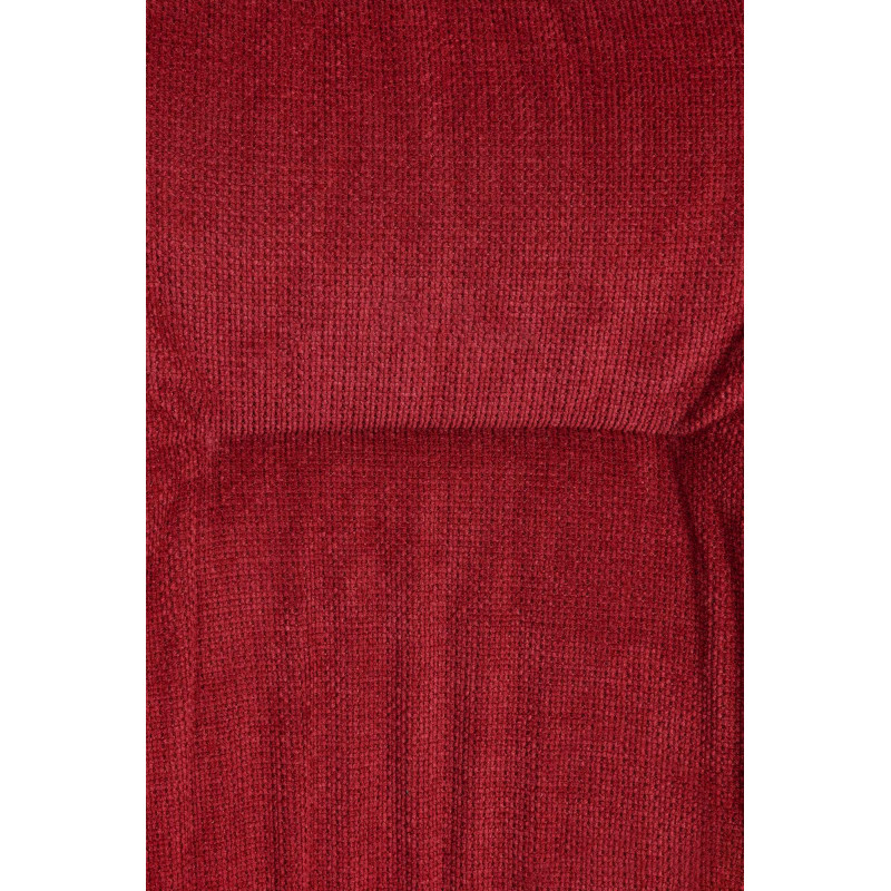 Chaise de salle à manger Jules en tissu rouge