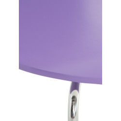 Chaise visiteur Diego violette