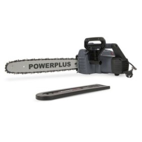 Powerplus Tronçonneuse électrique POWEG10110 - 2200 W, Guide de 400 mm, Lubrification Automatique de Chaоne, Outillage de Jardin