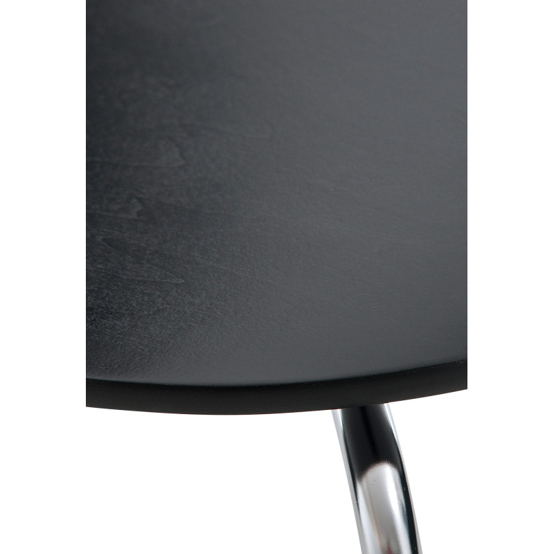 Set De 2 Sillas De Comedor Apilable Diego Negro