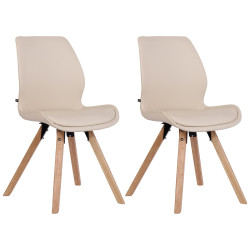 Lot de 2 chaises Luna...