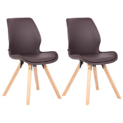 Lot de 2 chaises Luna...