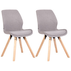 Lot de 2 chaises Luna en...
