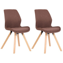 Lot de 2 chaises Luna en...