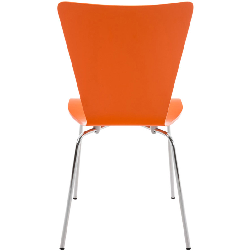 Chaise visiteur Aaron orange
