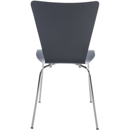 Silla Apilable Aaron Gris