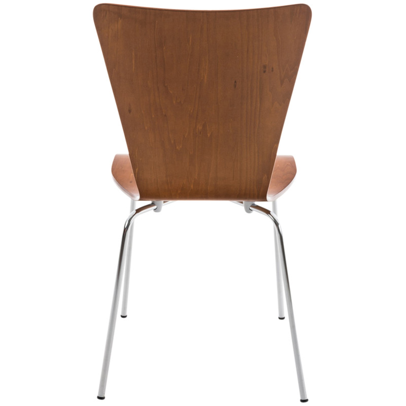 Silla Apilable Aaron Marrón