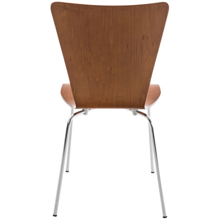 Silla Apilable Aaron Marrón