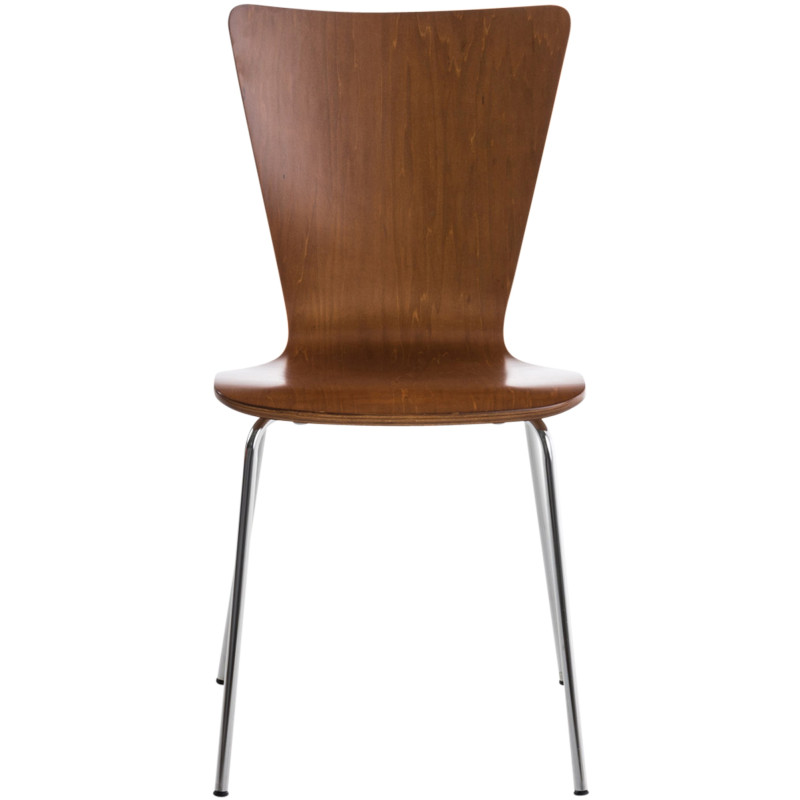 Silla Apilable Aaron Marrón