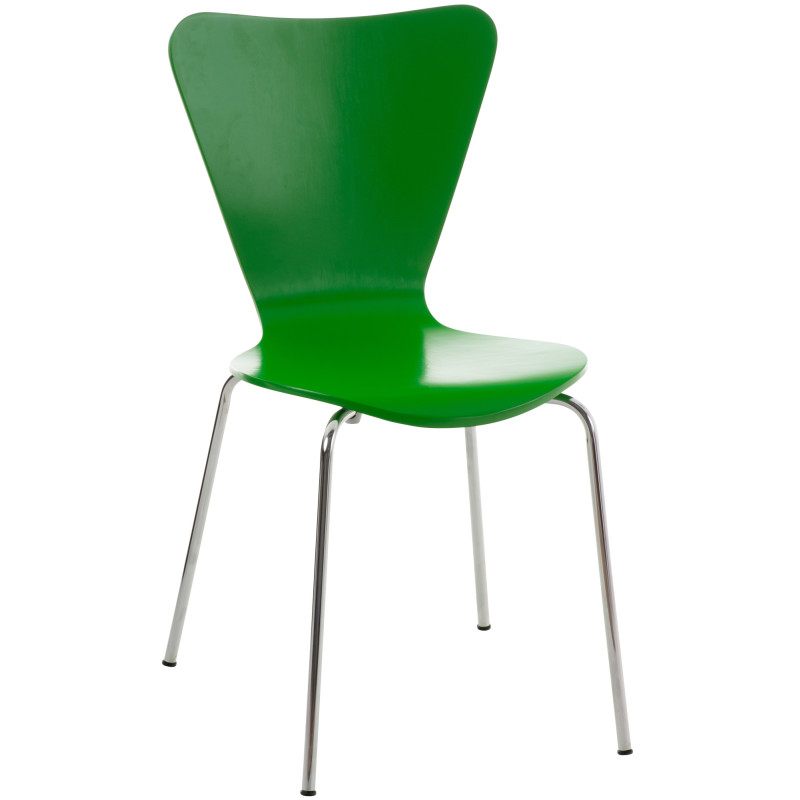 Silla de Visita Apilable Calisto Verde