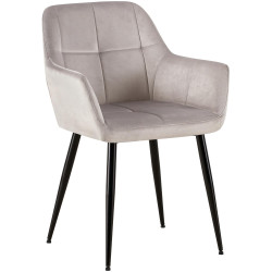 Chaise visiteur en velours...