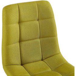 Chaise de salle à manger tissu Antibes vert