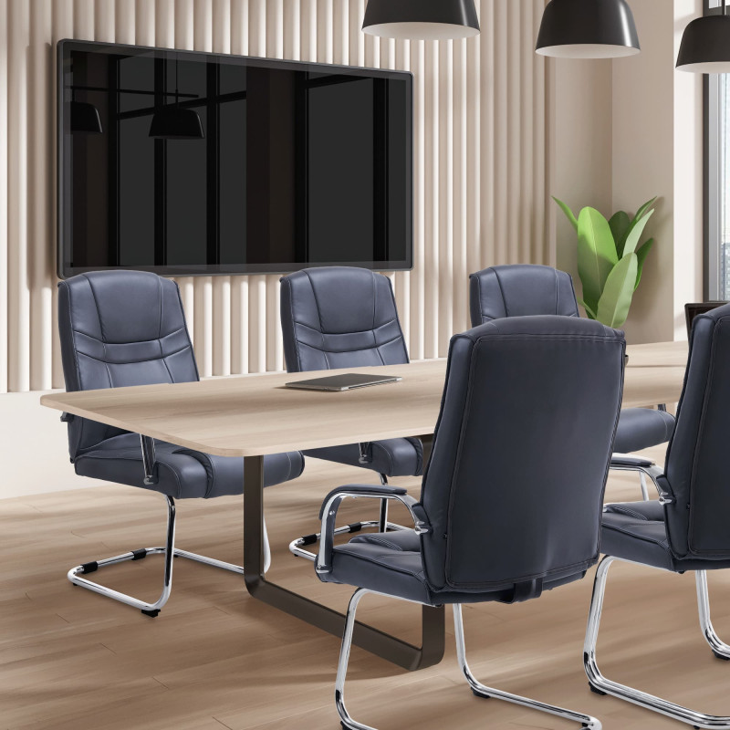 Chaise visiteur Attila grise