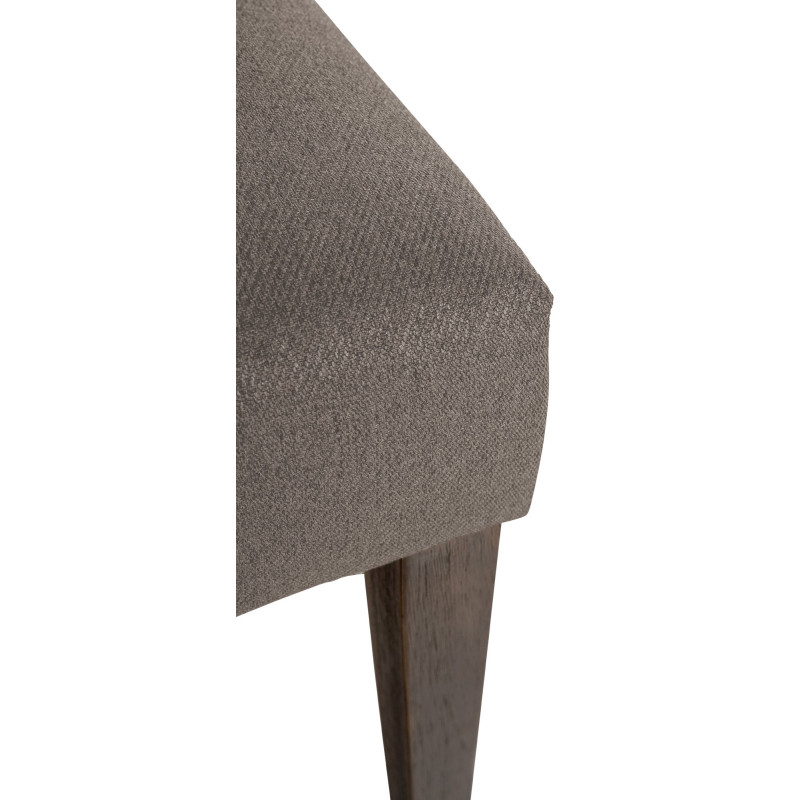 Lot de 2 chaises de salle à manger tissu Lisburn taupe