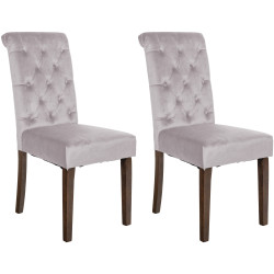 Lot de 2 chaises de salle à...