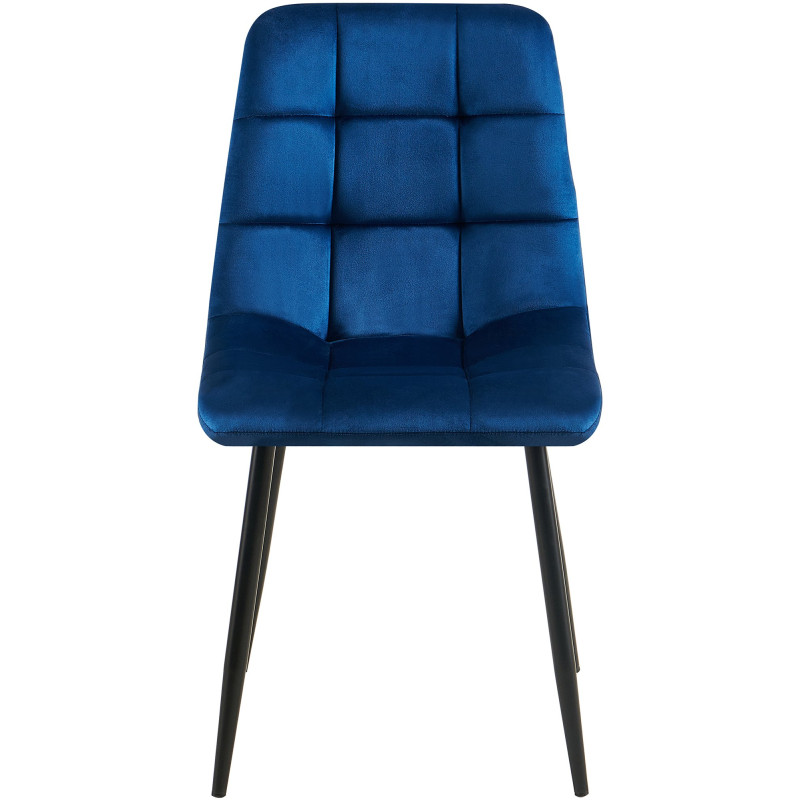 Chaise de salle à manger Antibes bleu foncé