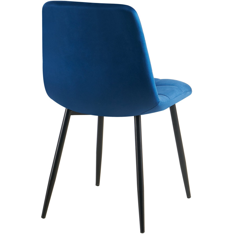 Chaise de salle à manger Antibes bleu foncé