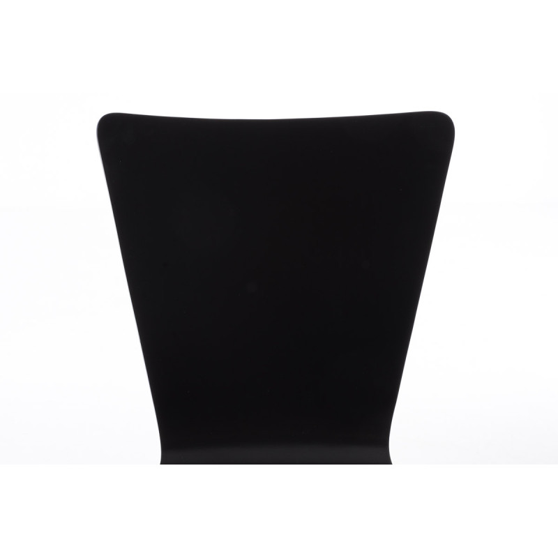 Lot de 2 chaises visiteurs Aaron en noir