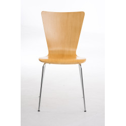 Lot de 4 chaises visiteurs Aaron natura