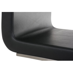 Lot de 2 chaises de salle à manger Belfort noir