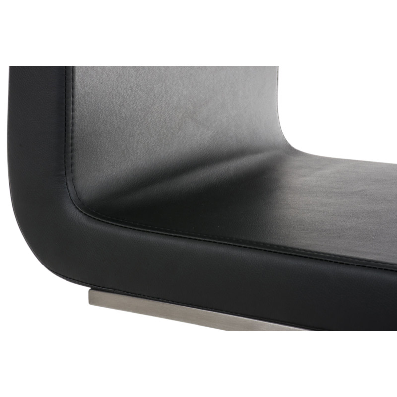 Lot de 2 chaises de salle à manger Belfort noir