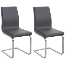 Lot de 2 chaises de salle à...