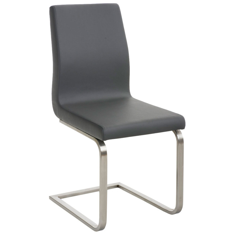 Lot de 2 chaises de salle à manger Belfort gris