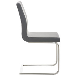 Lot de 2 chaises de salle à manger Belfort gris