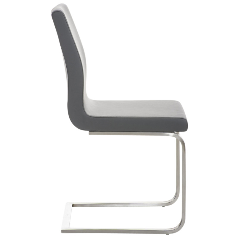 Lot de 2 chaises de salle à manger Belfort gris