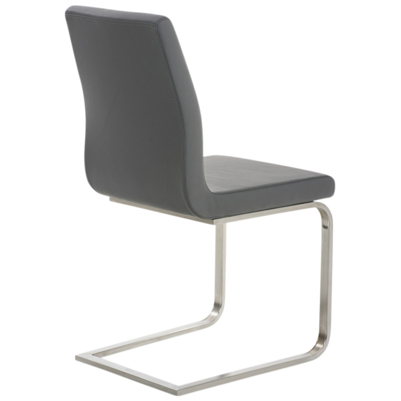 Lot de 2 chaises de salle à manger Belfort gris