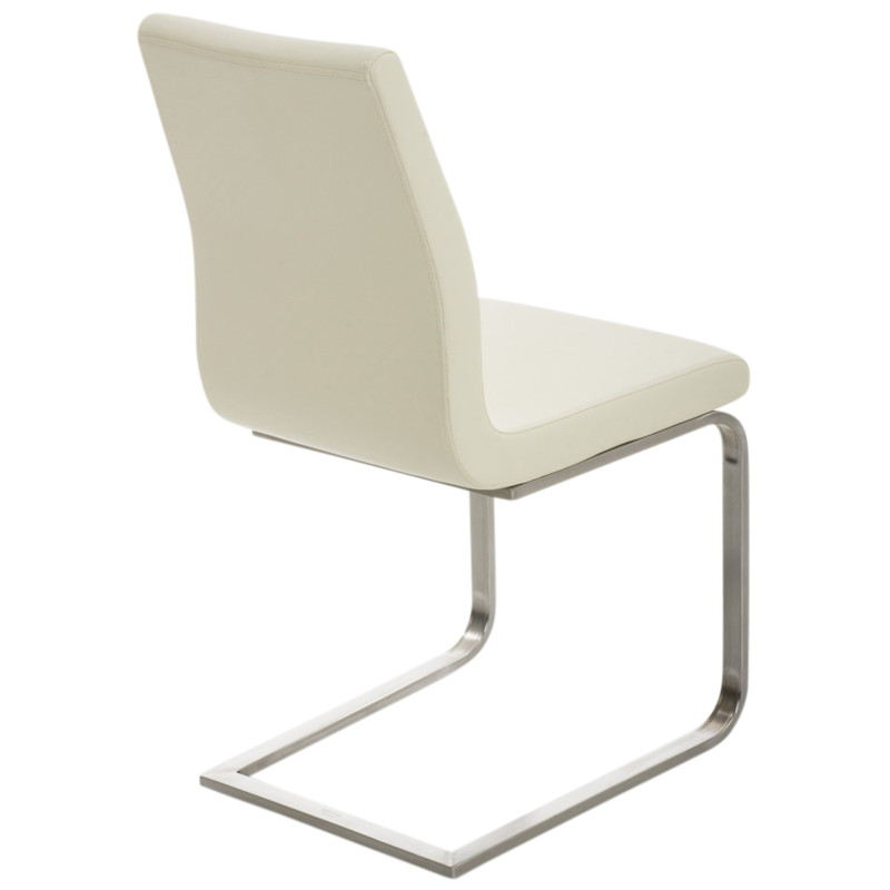 Lot de 2 chaises de salle à manger Belfort crème