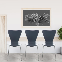 Ensemble de 2 chaises visiteurs Calisto gris