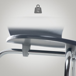 Set 4 Sedie Impilabili CALISTO grigio