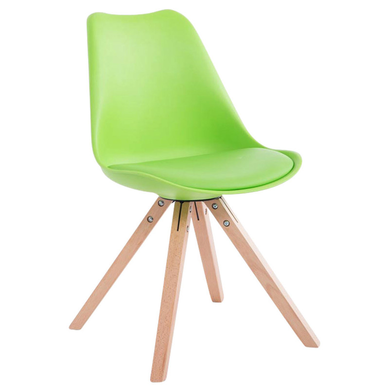 Chaise visiteur Toulouse Natura Square verte