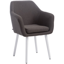 Chaise Cuba en tissu gris...