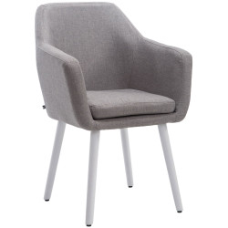 Chaise Cuba en tissu gris
