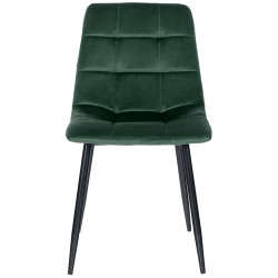 Lot de 4 chaises de salle à manger Antibes vert