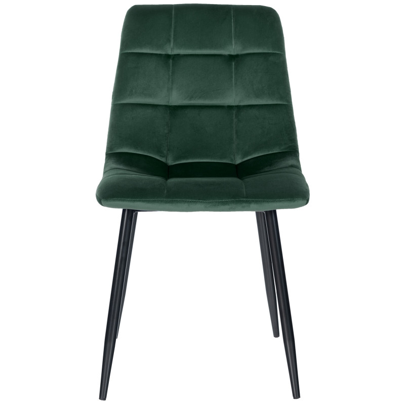 Lot de 4 chaises de salle à manger Antibes vert