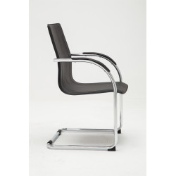 Sedia visitatore Melina V2 nero