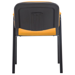 Silla de Confidente Ken Pro en Tela Naranja