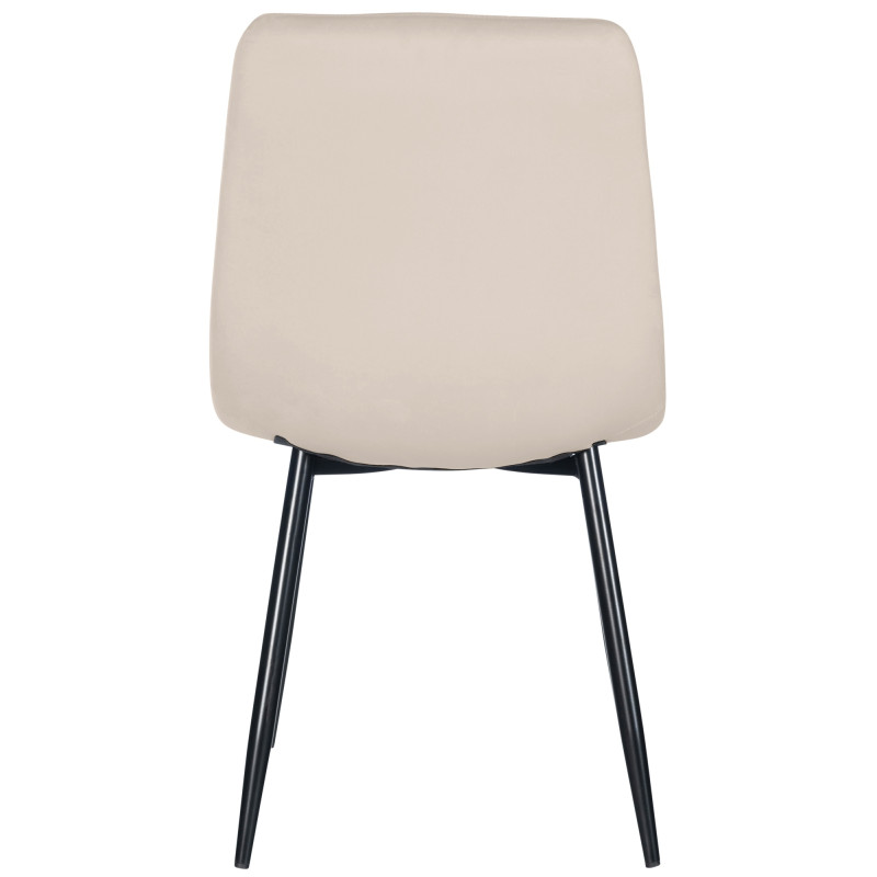 Lot de 4 chaises de salle à manger Antibes crème