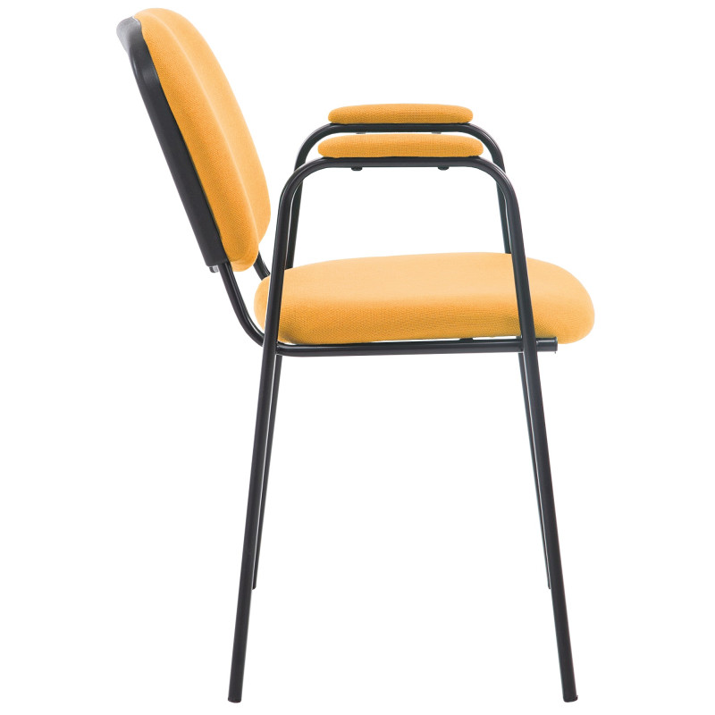 Silla de Confidente Ken Pro en Tela Naranja