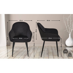 Chaise de salle à manger en...